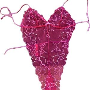 NWT Skims Pink Heart Lace Lingerie

LOT BIN 1